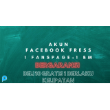 Akun Facebook / FB Fress + BM + Fanspage / FP Siap Iklan