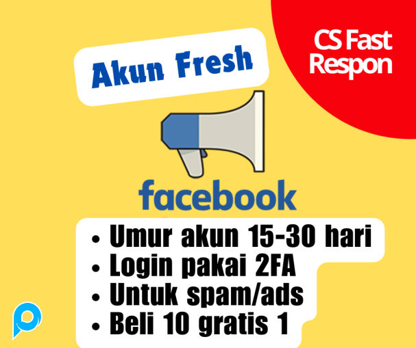 Akun facebook fresh >15 hari bagus untuk spam