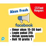 Akun facebook fresh >15 hari bagus untuk spam