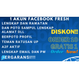AKUN FACEBOOK FRESH RAWATAN DAN AMAN