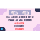 Akun FACEBOOK FRESS Rawatan Bisa Untuk Ads,spam dll