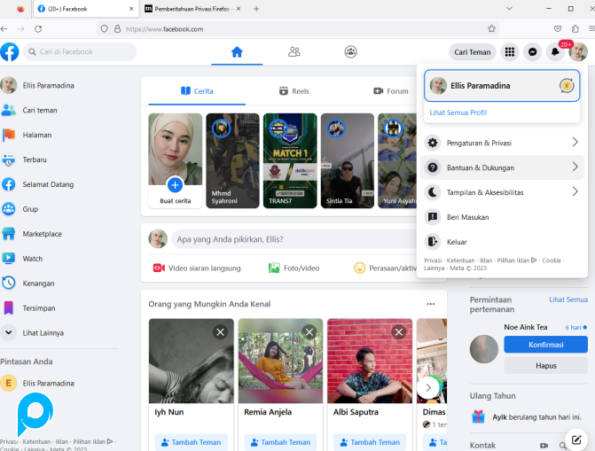 Akun Facebook + Halaman/ FP Fresh, Berfoto Profil, Bio Lengkap, 2FA ( Ready Stock Setiap Hari )