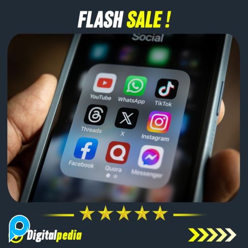 Akun Facebook Instagram TikTok X Twitter Youtube Sosmed Account Social Media FB IG Ready Stock New F