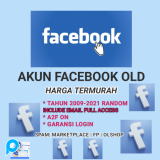 AKUN FACEBOOK OLD A2F ON GRADE A+