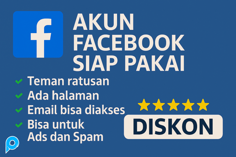 AKUN FACEBOOK SIAP PAKAI ADS,SPAM DLL