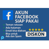 AKUN FACEBOOK SIAP PAKAI ADS,SPAM DLL