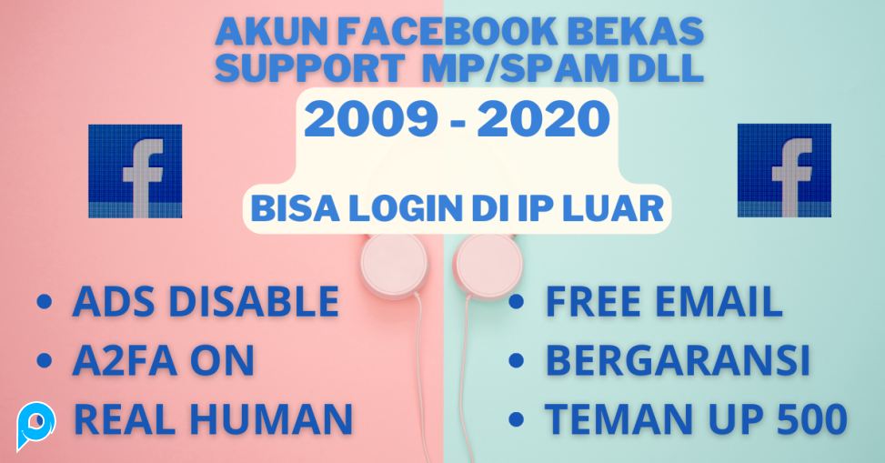 Akun facebook tua bekas full aktivitas / real human / ads disable