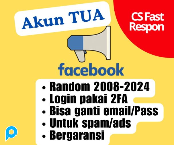 Akun facebook tua data lengkap untuk iklan / spam bisa ganti data