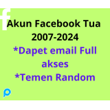 Akun Facebook Tua tahun 2007-2024