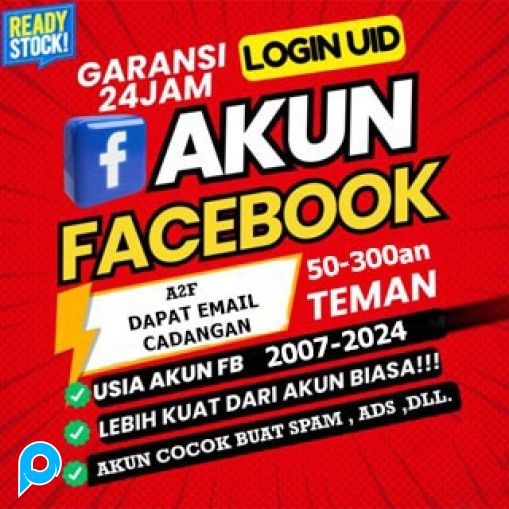 Akun Facebook Tua Teman 1000an Tahun 2007-2024 Random Cocok Untuk SPAM , ADS , DLL