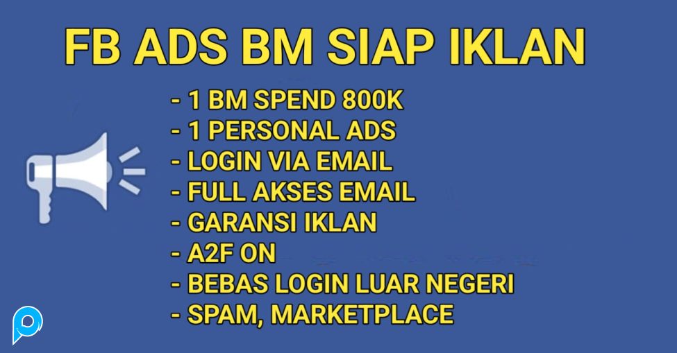 AKUN FB ADS + BM(Business manager) GARANSI IKLAN