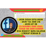 Akun FB Ads Status Dipulihkan thun 2009-2019