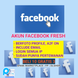 Akun Fb Fresh Spam+Ads+Mp+Email A2f ON (Beli 10 gratis 3)