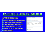 Akun FB Old 2010-2022 With ID (Included Page) Support ADS, Marketplace & Spammer.