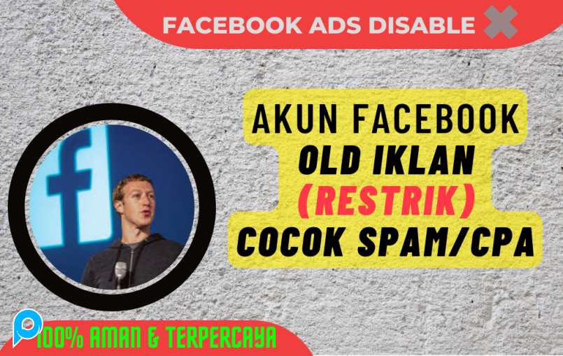 Akun Fb Spam/Iklan Mati - Akun Tua 2009 sd 2023 - Negara Random - Cp Ke Email