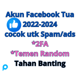 Akun fb tua/old tahun 2022-2024 untuk spam/ads