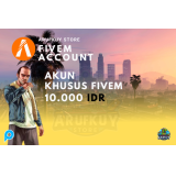 Akun FiveM Rockstar - Clean & Aman