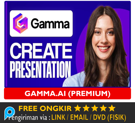 Akun GAMMA.APP AI Presentation Slides Premium Account GAMMA APP AI PRO Features Subscription Unlocke