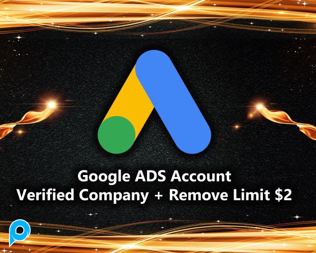 Akun Google ADS - Spending, Remove Limit $2 & Verified Company