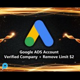 Akun Google ADS - Spending, Remove Limit $2 & Verified Company