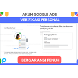 Akun Google ADS - Verified Personal Berkualitas Garansi Penuh