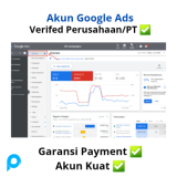 Akun Google Ads Verif Perusahaan/Company ( Beli 5 Gratis1 )