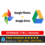 Akun Google Drive 2TB Support Google Photos 2TB 1 Tahun Bergaransi Account GDrive Google One Penyimp
