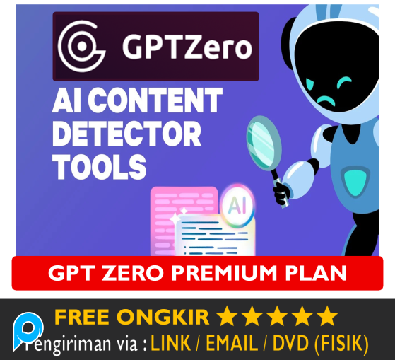 Akun GPTZero Premium Pro Account GPT Zero Bergaransi AI Content Detector Article Checker Artikel