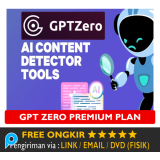 Akun GPTZero Premium Pro Account GPT Zero Bergaransi AI Content Detector Article Checker Artikel