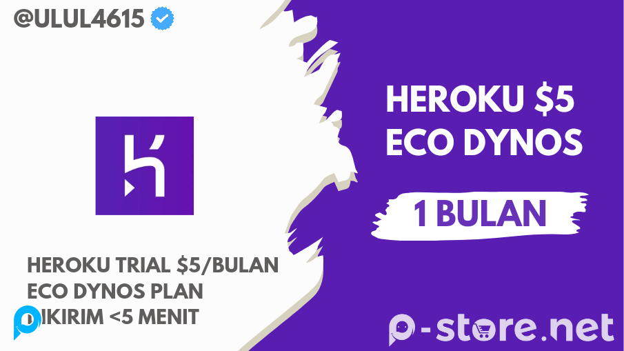 AKUN HEROKU $5 1 BULAN