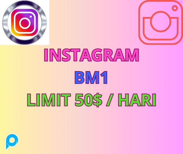 Akun Instagram BM1 limit 50$/day