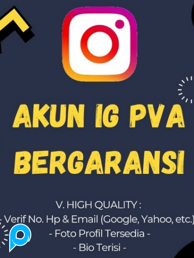 AKUN INSTAGRAM KOSONGAN FRESH POLOS PVA HIGH QUALITY