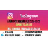 Akun Instagram tua ACCES EMAIL AKTIF bisa untuk iklan ads Tahun 2012-2022