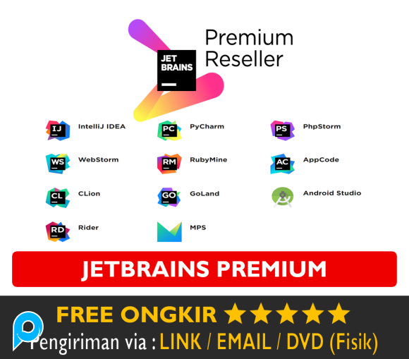 Akun JetBrains Premium Jet Brains Personal 1 Tahun 1 Year License iOS Android iPhone Bergaransi All 