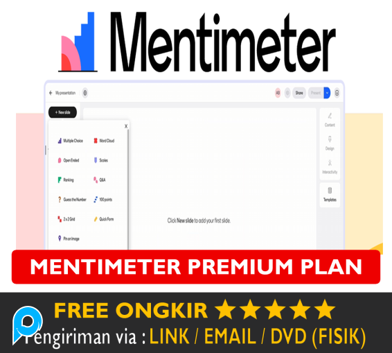 Akun Mentimeter Premium Pro Account Menti Meter Bergaransi Audience Presentation Presentasi