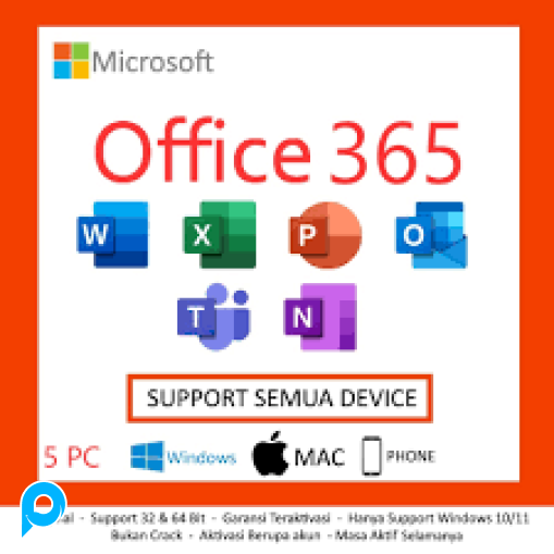 Akun Microsoft Office 365 Pro Plus – Premium  Kompatibel: Windows & macOS  Jenis Lisensi: Akun Pre