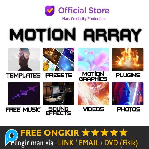 Akun MotionArray Premium PRO Motion Array Account VIP