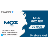 AKUN MOZ PRO 30 HARI BERGARANSI