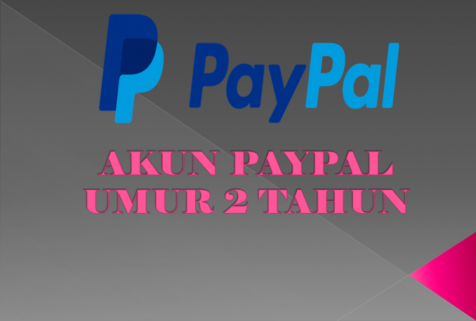 akun paypal berumur terverifikasi