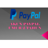 akun paypal berumur terverifikasi
