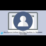 Akun Personal Verifikasi Status Iklan Dipulihkan 1x / Reinstated Spend 1 Acc $250