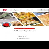 Akun Pinterest +1k Follower
