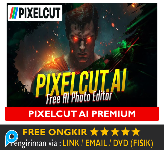 Akun Pixelcut AI Premium Pro Account Pixel Cut Bergaransi AI Photo Editor Foto