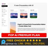 Akun Pop AI Premium Pro Account PopAI Bergaransi AI Desain Assistant Presentation