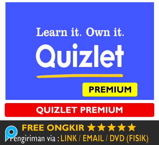 Akun Quizlet Premium Quiz Let Teacher Guru Student Murid Siswa iOS Android iPhone Bergaransi All Dev