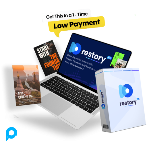 akun Restory pro plus tool A.I pembuat video short mudah