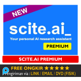 Akun SCITE AI Research BOT ChatGPT Scite.AI Premium SciteAI Riset Ilmiah iOS Android iPhone Bergaran