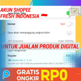 AKUN SHOPEE OREN SHOPPING INDONESIA SAMOK UNTUK JUALAN PRODUK DIGITAL