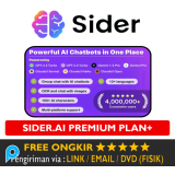 Akun Sider AI ChatGPT Turbo Premium Account SideAI Support Deepseek + Claude + Gemini + AI Tools Ber