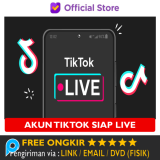 Akun Tiktok 1.000 Followers FYP Support Bisa Live Tik Tok Buat Jualan Online Account Siap Pakai
